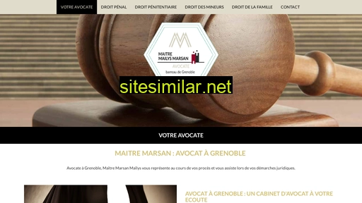 marsan-avocat-grenoble.fr alternative sites