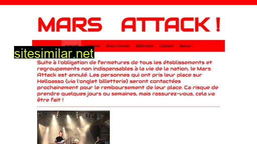 marsattackfestival.fr alternative sites
