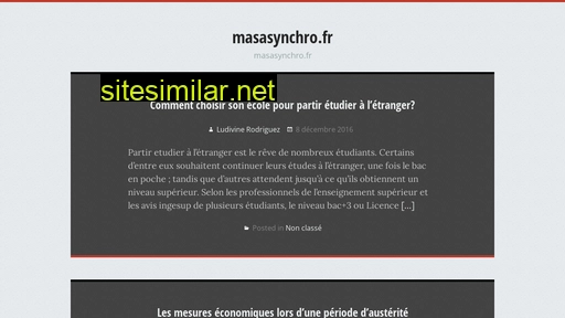 masasynchro.fr alternative sites