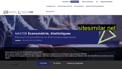 master-esa.fr alternative sites