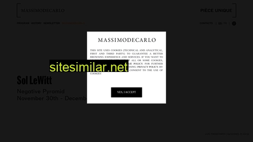 massimodecarlopieceunique.fr alternative sites