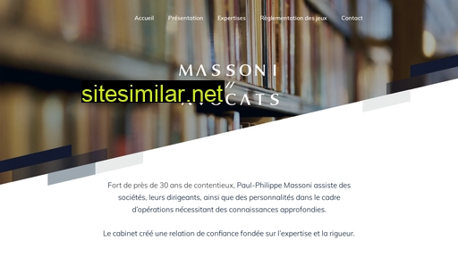 massoni-avocats.fr alternative sites