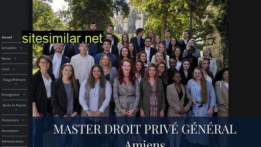 master-droit-prive-amiens.fr alternative sites