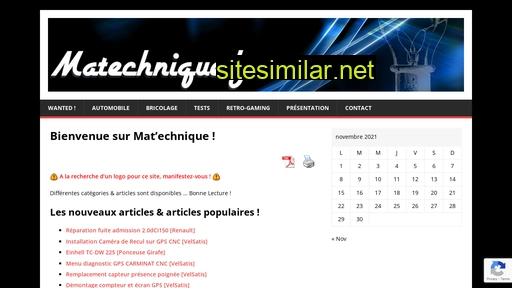 matechnique.fr alternative sites