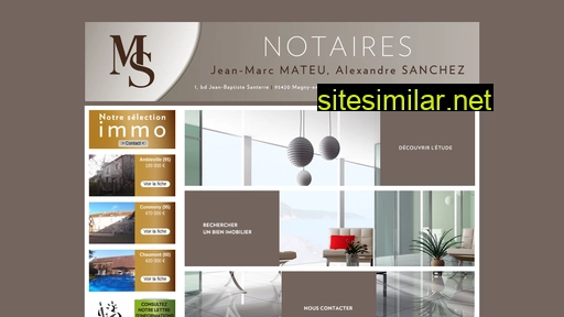 mateu-sanchez.notaires.fr alternative sites