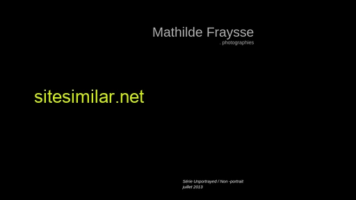 Mathildefraysse similar sites