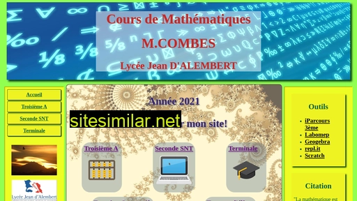 mathscombes.fr alternative sites