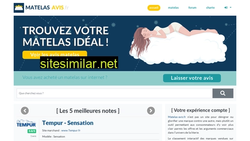 matelas-avis.fr alternative sites