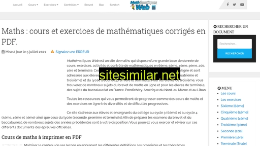 mathematiques-web.fr alternative sites