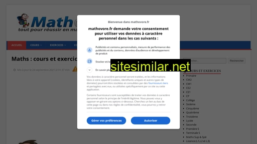 mathovore.fr alternative sites