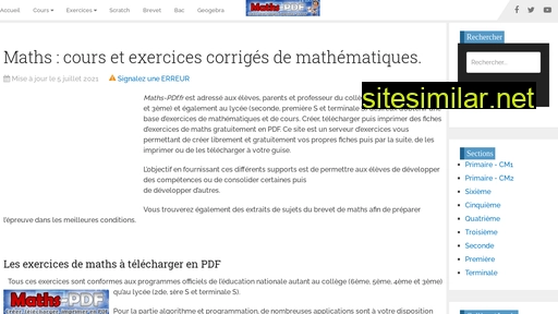 maths-pdf.fr alternative sites