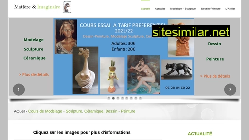 matiere-imaginaire.fr alternative sites