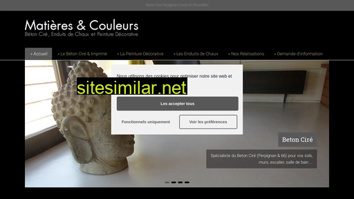 matieres-couleurs.fr alternative sites