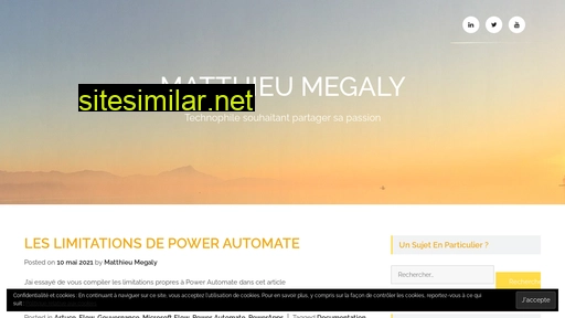 matthieumegaly.fr alternative sites