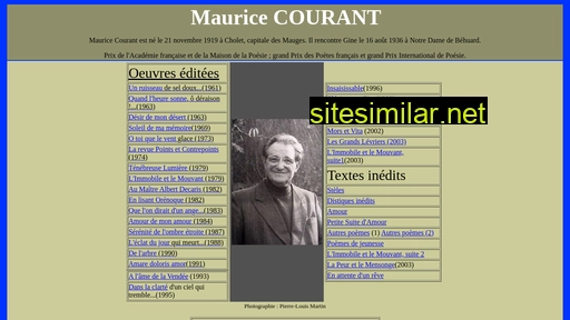 Maurice-courant similar sites
