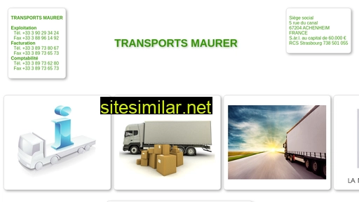 maurer-transports.fr alternative sites