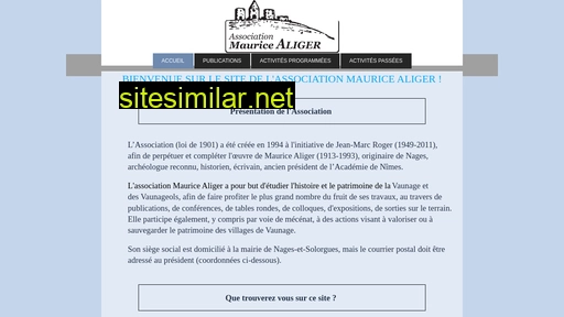maurice-aliger.fr alternative sites