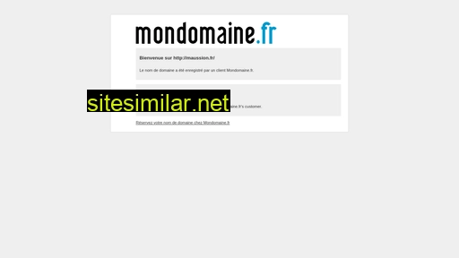 maussion.fr alternative sites