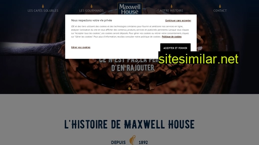 maxwellhouse.fr alternative sites
