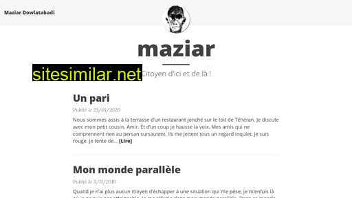 maziar.dowlatabadi.fr alternative sites