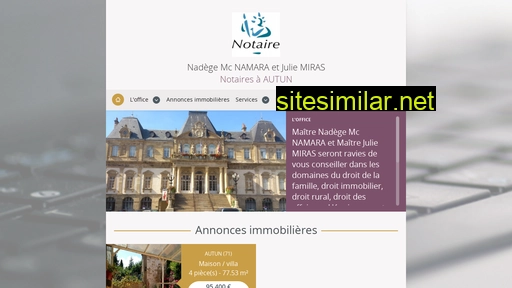 mcnamara.notaires.fr alternative sites