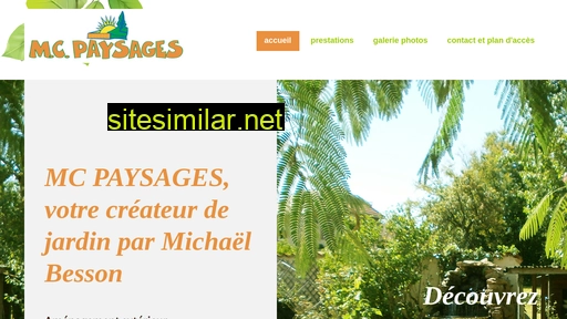 mcpaysages.fr alternative sites