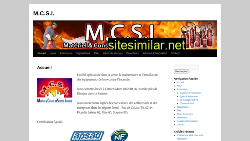 mcsi-incendie.fr alternative sites