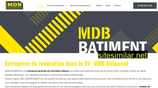 mdb-batiment-91.fr alternative sites