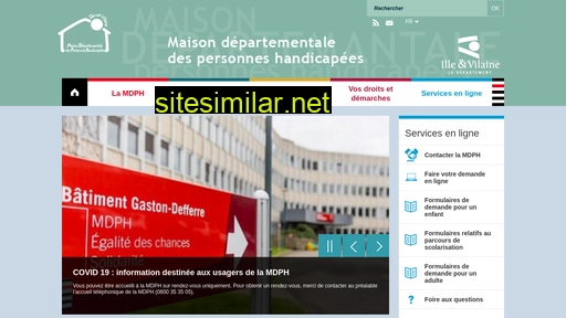 mdph35.fr alternative sites