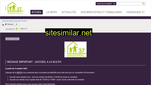 mdph37.fr alternative sites