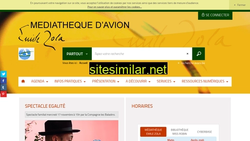 mediatheque-avion.fr alternative sites