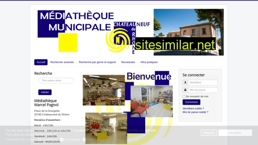 Mediatheque-chateauneufdurhone similar sites