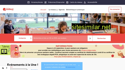 mediatheques.sudestavenir.fr alternative sites