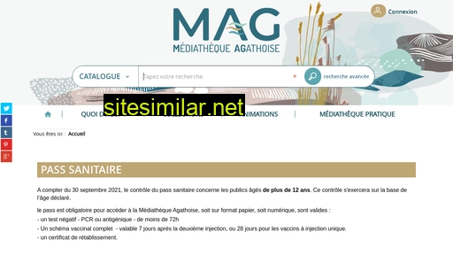 Mediatheque-agde similar sites