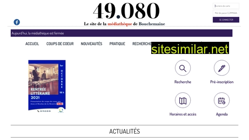 mediatheque-bouchemaine.fr alternative sites