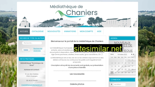 mediatheque-chaniers.fr alternative sites