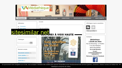 mediatheque-valamarin.fr alternative sites