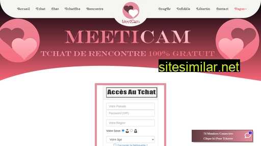 meeticam.fr alternative sites