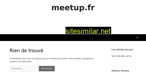 meetup.fr alternative sites