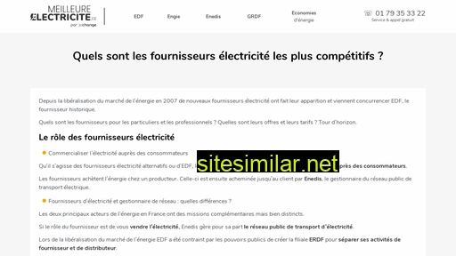 meilleurelectricite.fr alternative sites