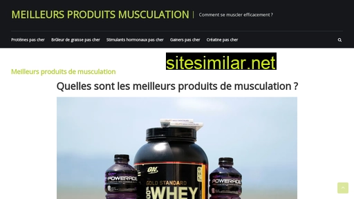 meilleurs-produits-musculation.fr alternative sites