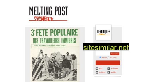 melting-post.fr alternative sites