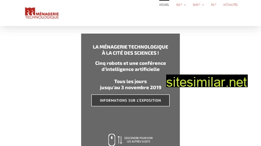 menagerietechnologique.fr alternative sites
