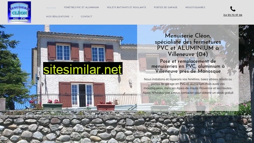 menuiseriecleon.fr alternative sites