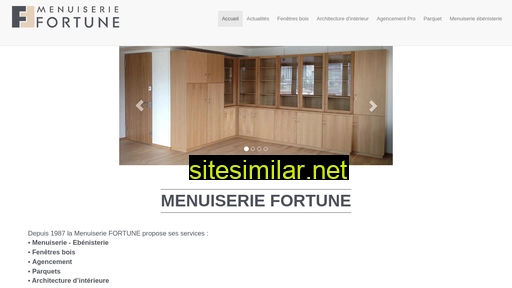 Menuiserie-fortune similar sites