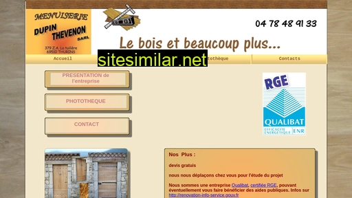 menuiserie-thurins.fr alternative sites