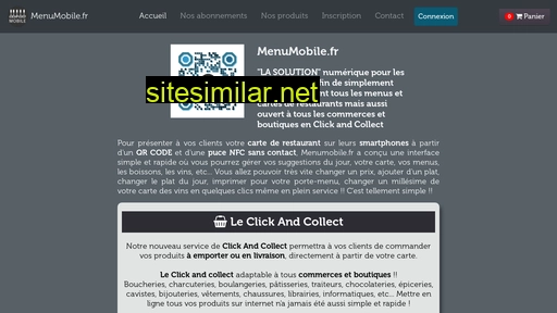 menumobile.fr alternative sites