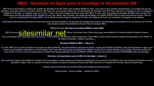 meo-france.fr alternative sites