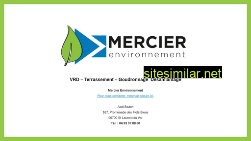 mercier-environnement.fr alternative sites
