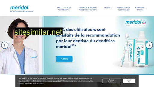 meridol.fr alternative sites